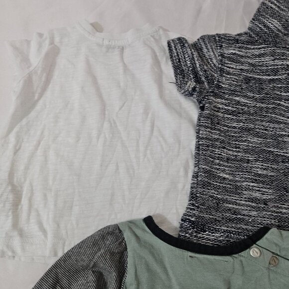 Set Of 3 Assorted Baby Shirts By 7 For All Mankind  Sizes 12M & 18M Mixed - Picture 9 of 11